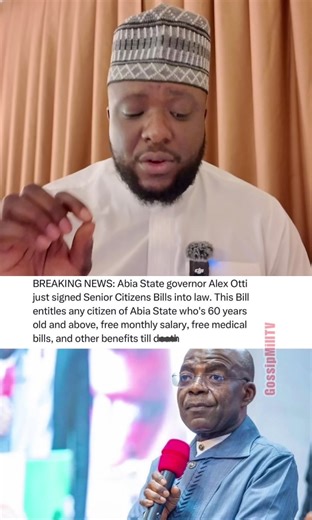 BREAKING NEWS: Alex Otti to pay senior citizens monthly. #fypシ゚viral #trending #viral #ishowspeed #vdm Note: This page does not support violence.