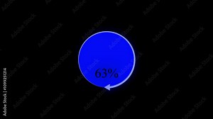 update Loading transfer update animation 0-100 futuristic-elements and counter. progressing bar from 0 to 100 animation animation