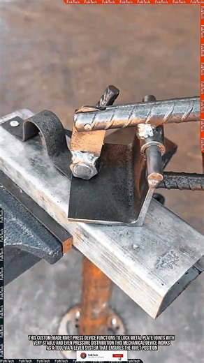 Custom Rivet Press Tool: Installing Rivets With Stable And Precise Result #tool #tools #innovation