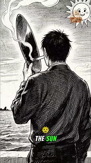 How to Signal for Help with a Mirror ☀️ | Survival Science #shorts