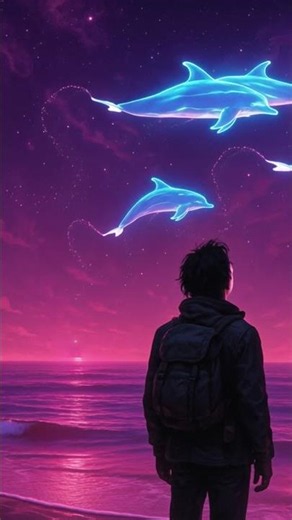 A World Where Dolphins Fly Through Space #shorts