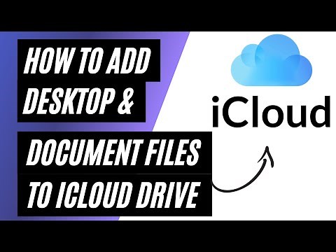 How To Add Desktop and Document Files To Your iCloud Drive