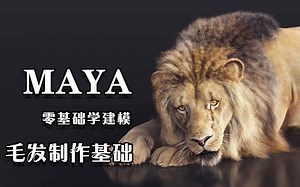 【MAYA头发】MAYA毛发制作基础教学，Xgen插件使用方法详细讲解！简单易懂20分钟学会制作写实毛发！零基础学建模
