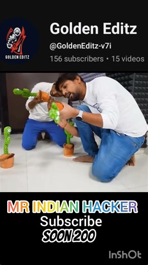 Talking with 100 Talking Cactus ll Worth 50000 Rupee ll Mr Indian Hacker ll Golden Editz ll 👿👿👿