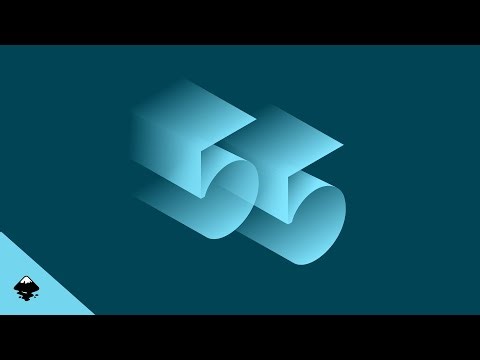 Make this seamless isometric gradient design in inkscape.