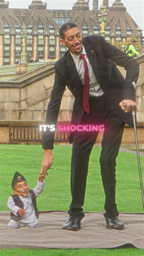 World’s Tallest Meets World’s Shortest