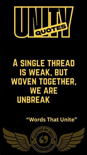 Unity Quotes 🤝 | Inspiring Words on Togetherness, Strength & Harmony | #shorts