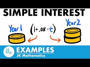 Simple Interest Examples | Exam FM | Financial Mathematics - JK Math