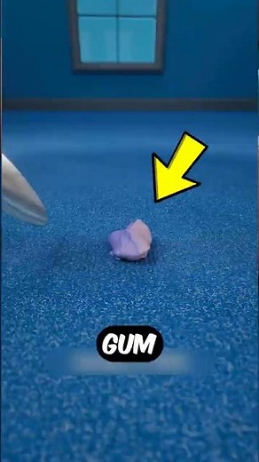 Gum Stuck in Carpet Don’t Pull It 😳