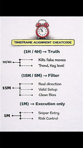 Timeframe Alignment Cheatcode 📉🚀 #ict #trading #liquidity #foryou #stocks #trader