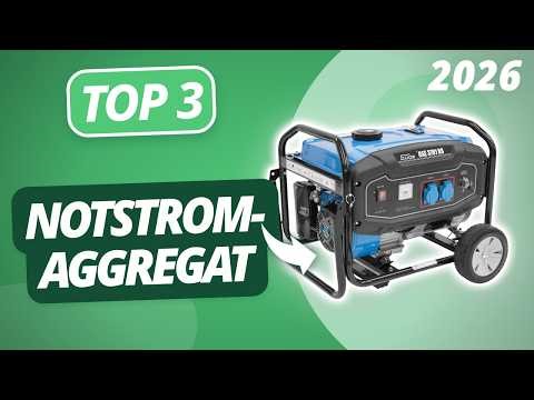 Das beste NOTSTROMAGGREGAT 2026 | TOP 3 Stromerzeuger im Vergleich
