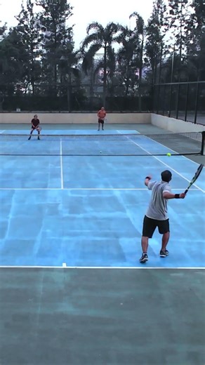 Clean Passing Shot for the Win 🎾 #TennisShorts #PassingShot #WinnerShot #TennisReels