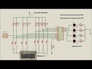 Shift Register with 74194-PIPO