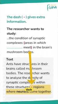A quick reading tip - how dashes and brackets (-) can help you find the answer. #ieltsreadingtips