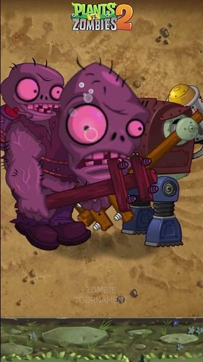 PvZ 2 - Gargantuar Zombie Vs Gargantuar Zombie - P411 - Who Will Win? #shorts #pvz2