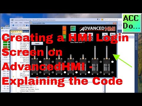Creating a HMI Login Screen on AdvancedHMI - Explaining the Code