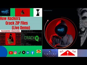How Hackers Crack ZIP Passwords in Minutes | Live Demo with fcrackzip, John the Ripper & Hashcat