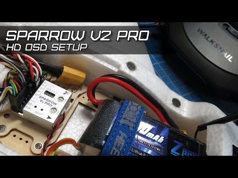 How to setup the HD OSD on a LEIFI Sparrow v2 PRO stabiliser (viewer request)