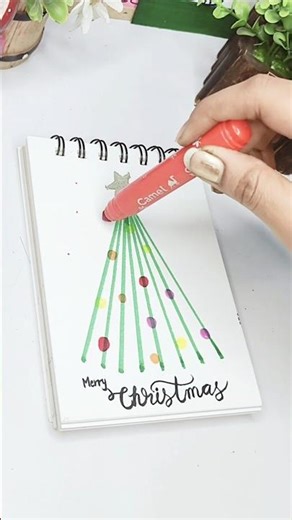 simple christmas tree #drawingideas #shorts