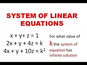 System of Linear Equations || Numerical || Matrices || Engineering Mathematics||