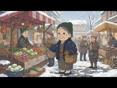 Lonely Winter Day for an Elderly Woman | A Quiet, Reflective Journey