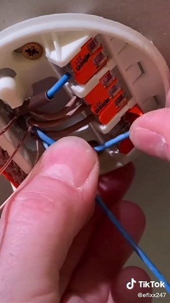 If Wago made ceiling roses #ceilingrose #wago221 #wago #lightfitting #lightfixture #screwless