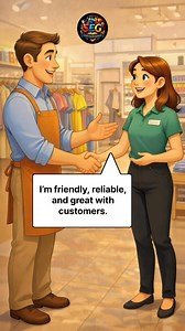 Learn how to answer questions with confidence when you're gonna apply for sales associate position at a store. Job interview questions and answers in English for beginners #conversation #interview #InterviewTips #practicespeaking #americanenglish #listeningskills | Super English Grammar