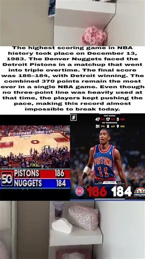 The Highest Scoring NBA Game Ever 😱 | 370 Points in One Night!