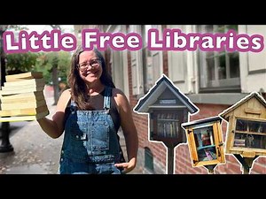 🌸 Spring City Tour + Book Haul & Unhaul 🌸 Little Free Library Finds