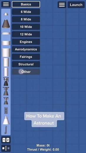 How to make an Astronaut #spaceflightsimulator #fyp