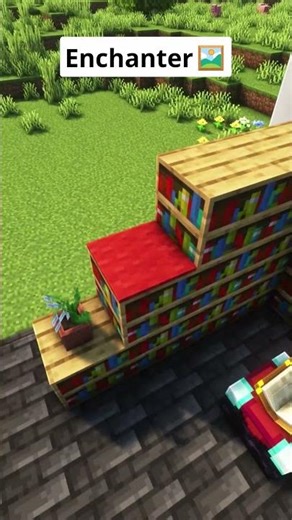 Minecraft Enchanting Room😱 #shorts