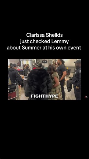How do you get checked at an event you financed 😭. Summer may really be that girl. Detroit is HER CITY. Clarissa not playing with Lemmy or Zeus at all ✅. She told him to cash her out right after this too. #clarissashields #lemmyplummer #zeusnetwork #dazn #baddies