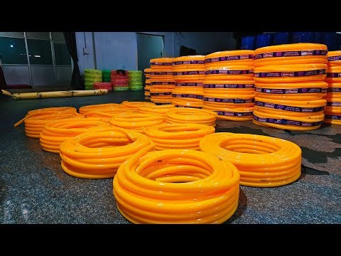 PVC Garden Pipe Making Process | PVC Garden Pipe Making... Manufacturer process of making Garden pip