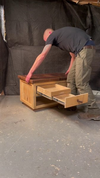 Check Out My Custom LED Lift-Top Coffee Table Build!