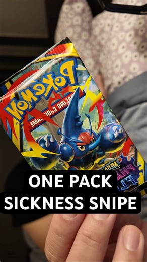 One Pack Sickness Snipe 🤒 #pokemon #pokemontcg #pokemoncards #Pokémon