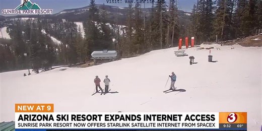Arizona ski resort expands internet access