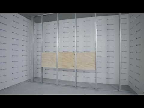How to provide a fixing for 18mm plywood pattress detailing on partitions | British Gypsum