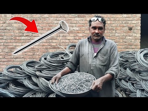 How to make Wire Nails | Wire Nail Manufacturing