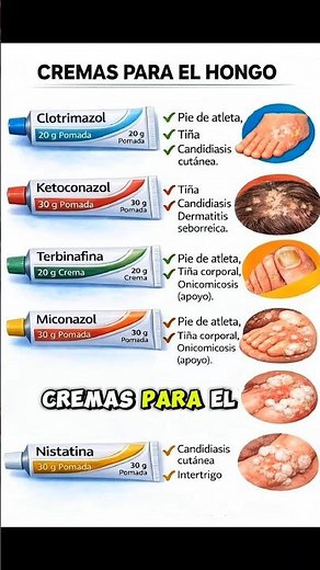 🚨 5 Cremas que Eliminan el Hongo de la Piel Rápidamente (Pocas Personas lo Saben) #SaludNatural