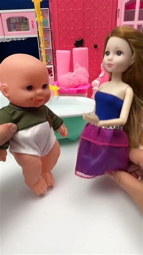 Zenni ASMR on Instagram: "Satisfying With Unboxing Barbie Washing Machine Bath Set, #toys #barbie #washing #machine"