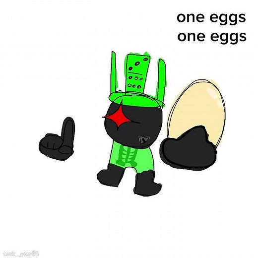 ONE EGGS ONE EGGS ONE EGGS🗣️🗣️ #1x1x1x1 #eggs #meme #forsaken