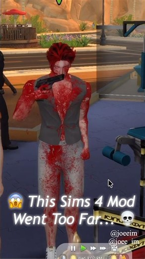 😱 This Sims 4 Mod Went Too Far... 💀 #thesims4 #sims4mods #sims4cc #shortstories #thesims4cc