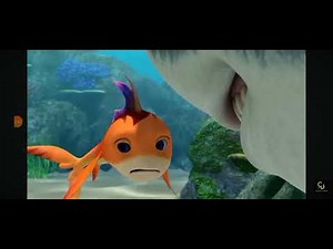 The Reef(2006) - Pê(Orange fish) vs Troy(Bad Shark).