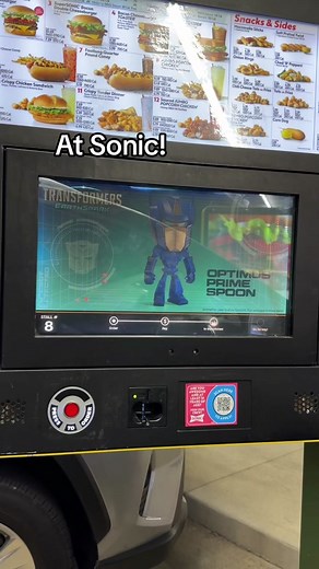 Transformers Spoons at Sonic! 🤖🍦