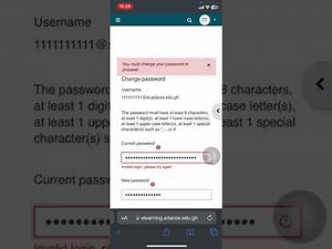 How to login to AdaCoE LMS for the first time