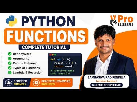 Python Functions Made Easy | Interview & Coding Examples