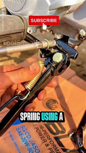 Motorcycle Stand Problem Solved Simply #shorts #lifehack