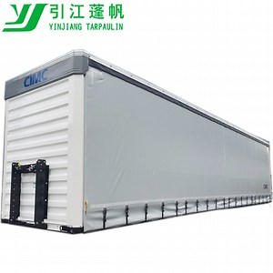 [Hot Item] Custom 50 Tons Cargos Truck PVC Side Curtain Sliding Semi Trailer
