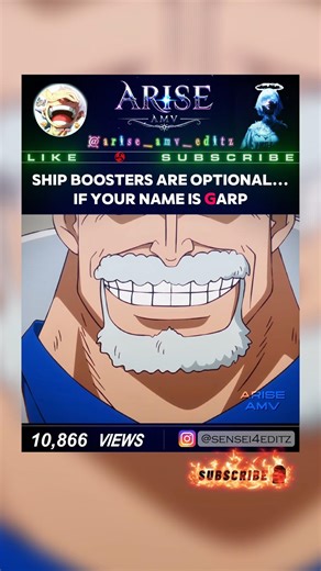 Why is Garp laughing while falling? 🦁 #onepiece