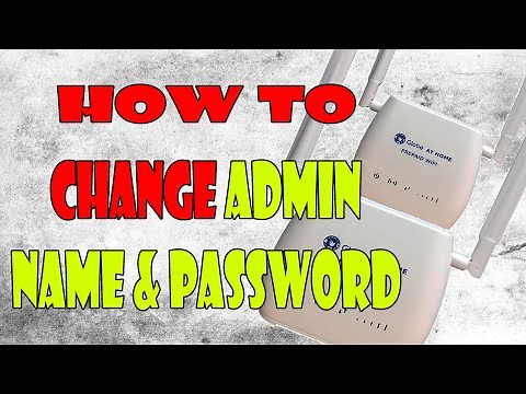 How to change ADMIN Name and Password GlobeAtHome Prepaid wifi ZLT S10G